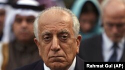 U.S. peace envoy Zalmay Khalilzad. (file photo)