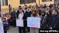 Protest studenata na severu Kosova, 27. januara 2025.