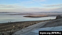 Тайганское водохранилище. Крым, 1 февраля 2025 года