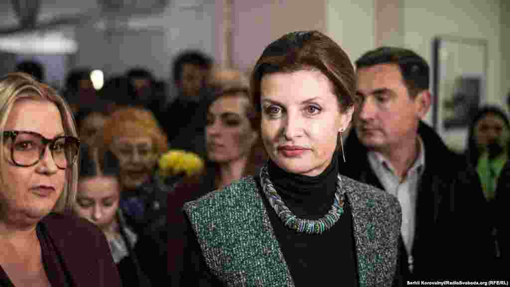 Церемонію відкриття виставки відвідала дружина президента України Марина Порошенко