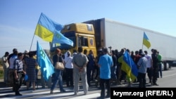 У пропускного пункта "Чонгар"