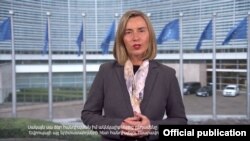 Федеріка Моґеріні (на фото) наголошує, що обидва боки Атлантики мають і далі діяти разом