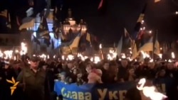 Киев. Марш в честь Степана Бандеры Киев. Марш в честь Степана Бандеры