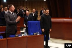 Президент України Володимир Зеленський перед зверненням до Парламентської Асамблеї Ради Європи в Страсбурзі. 25 червня 2025