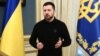 Ukrainian President Volodymyr Zelenskyy, speaking in Kyiv in February, after meetings British Foreign Secretary David Lammy.