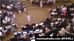 احتجاج کوونکو ځیني افسرانو مشال راډیو ته دا هم ویلي چې د خیبر پښتونخوا اعلا وزیر محمود خان ورله د دوی د غوښتنو منلو ډاډګېرنه ورکړې ده. (انځور: د خیبر پښتونخوا د اسمبلۍ دی)