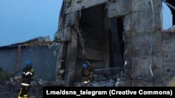 Наслідки одного з попередніх ударів по Кременчуку, фото ілюстративне