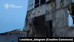Наслідки одного з попередніх ударів по Кременчуку, фото ілюстративне