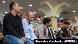 Молебен в мечети по случаю празднования Курбан-байрама