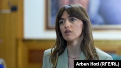 Potpredsednica Skupštine Kosova iz redova Samoopredeljenja Aljbulena Hadžiju, 17. april 2025.