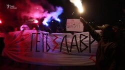 У Києві блокували в’їзд до Києво-Печерської лаври (відео) У Києві блокували в’їзд до Києво-Печерської лаври (відео)