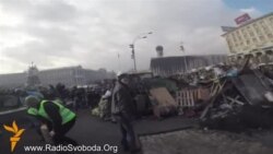 Дорога з готелю «Україна» на Майдан (є кадри загиблих)