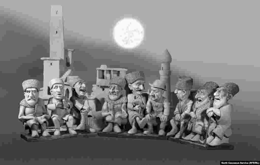 Веселый годекан (местная площадь сбора у горцев)