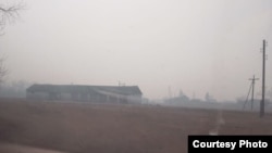 Забайкальское село Ульдурга в дыму на 9 день лесных пожаров