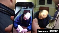 Капітан керченського судна «Норд» у будівлі Херсонського міського суду, 5 квітня 2018 року