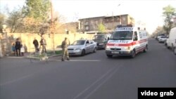 Военный госпиталь в Ереване, куда доставили часть раненых в Нагорном Карабахе