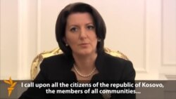 Kosovo President Urges Serbian Minority To Vote Kosovo President Urges Serbian Minority To Vote