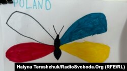 Дитячий малюнок про українсько-польській відносини у Центрі інтеграції поляків в Україні, Львівська область