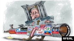 Карикатура Олексія Кустовського