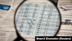 Новый алфавит Казахстана