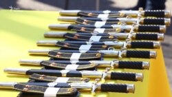 Колишні севастопольські курсанти стали офіцерами українського флоту (відео) Колишні севастопольські курсанти стали офіцерами українського флоту (відео)