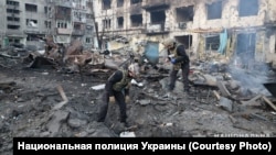 Наслідки російського удару в Добропіллі, березень 2025 року