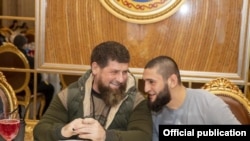 Рамзан Кадыров и Хамзат Чимаев в Грозном