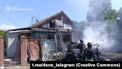 Ілюстраційне фото. Наслідки російського обстрілу на Нікопольщині, червень 2025 рок