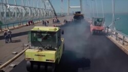 Керченский мост готовят к приезду Путина? (видео) Керченский мост готовят к приезду Путина? (видео)