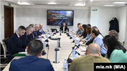 Работен состанок на министерката за енергетика, рударство и минерални суровини, Сања Божиновска, со Јована Јоксимовиќ, помошничка министерка за рударство и енергетика на Србија