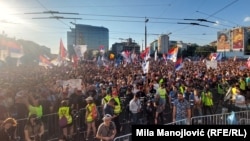 Белград - Студентски протест на „Видовдан“