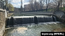 Река Салгир в Симферополе – Крым, март 2025 года