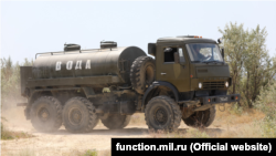 Военные Черноморского Флота России на полигоне Опук (архивное фото)