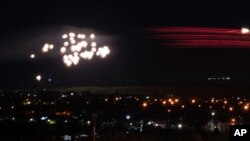 Українська протиповітряна оборона веде вогонь по російських безпілотниках, архівне фото