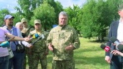 Порошенко прокоментував заяву Турчинова щодо АТО (відео) Порошенко прокоментував заяву Турчинова щодо АТО (відео)