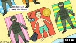 Карикатура Евгении Олийнык