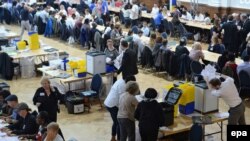 Подсчет голосов на референдуме в Великобритании о членстве в ЕС, 23 июня 2016 года