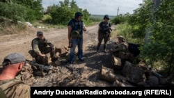 Українські військові на позиції під Горлівкою, 17 червня 2018 року