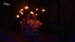 На Херсонщині «Лісову пісню» показали в нічному лісі (відео) На Херсонщині «Лісову пісню» показали в нічному лісі (відео)