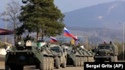 Російські військові в Нагірному Карабасі, 17 листопада 2020 року