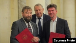 Премия имени Лебедева РАН 2015 года. Сергей Абрамов, Александр Московский, Всеволод Опанасенко
