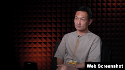 Такаші Хірано у студії Радіо Свобода