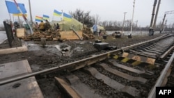 Блокада железной дороги на Донбасс, 23 февраля 2017 г.