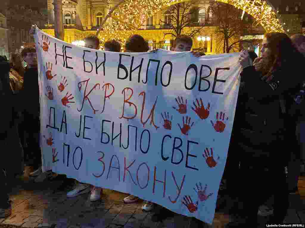 Studenti koji protestuju pored utvrđivanja krivice traže objavljivanje kompletne dokumentacije o rekonstrukciji železničke stanice u Novom Sadu i otkrivanje odgovornih za napad na studente Fakulteta dramskih umetnosti u Beogradu tokom protesta zbog tragedije u Novom Sadu.Takođe traže i da se smanje pritisci, nasilje i targetiranje usmereno na sve koji javno izražavaju nezadovoljstvo. (Ispred Predsedništva Srbije, 11. decembar 2024.)  