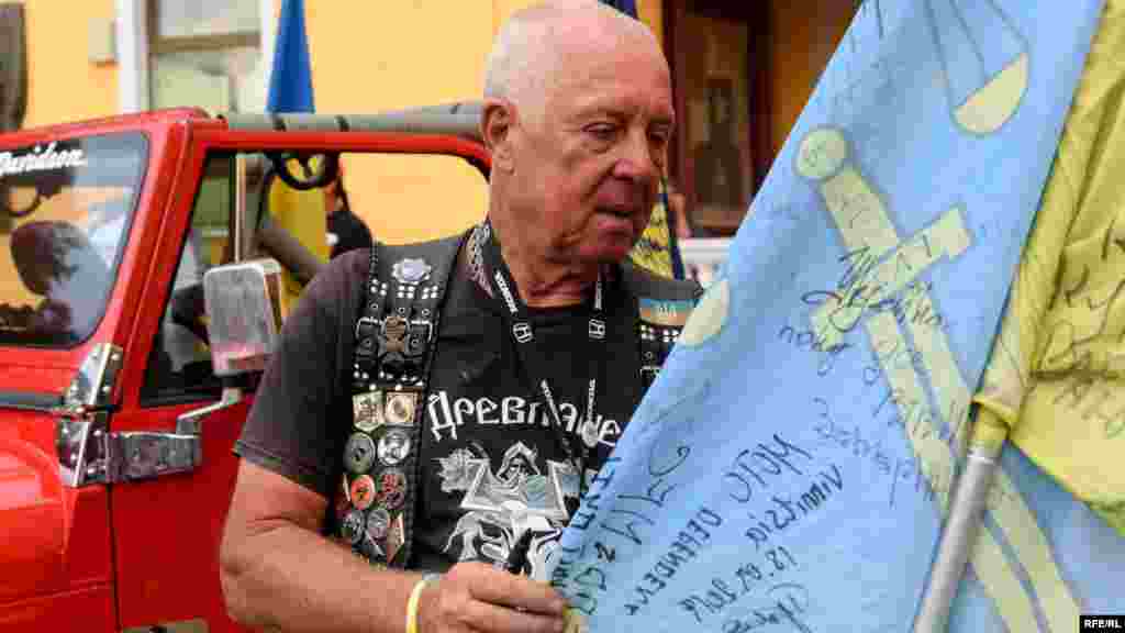 Володимир Кобилянський, байкер із клубу «Древляни» (Овруч)