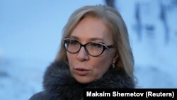 Людмила Денісова повідомила, що 21 лютого провела розмову з російською колегою в коридорі будівлі парламенту Греції