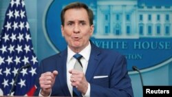 Радник з комунікацій у сфері нацбезпеки Білого дому Джон Кірбі на брифінгу в Білому домі. Вашингтон, США, 2024 рік