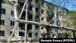 Наслідки обстрілу у Павлограді, 25 квітня 2025 року