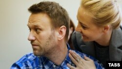 Алексей Навальный в Люблинском суде 23 апреля