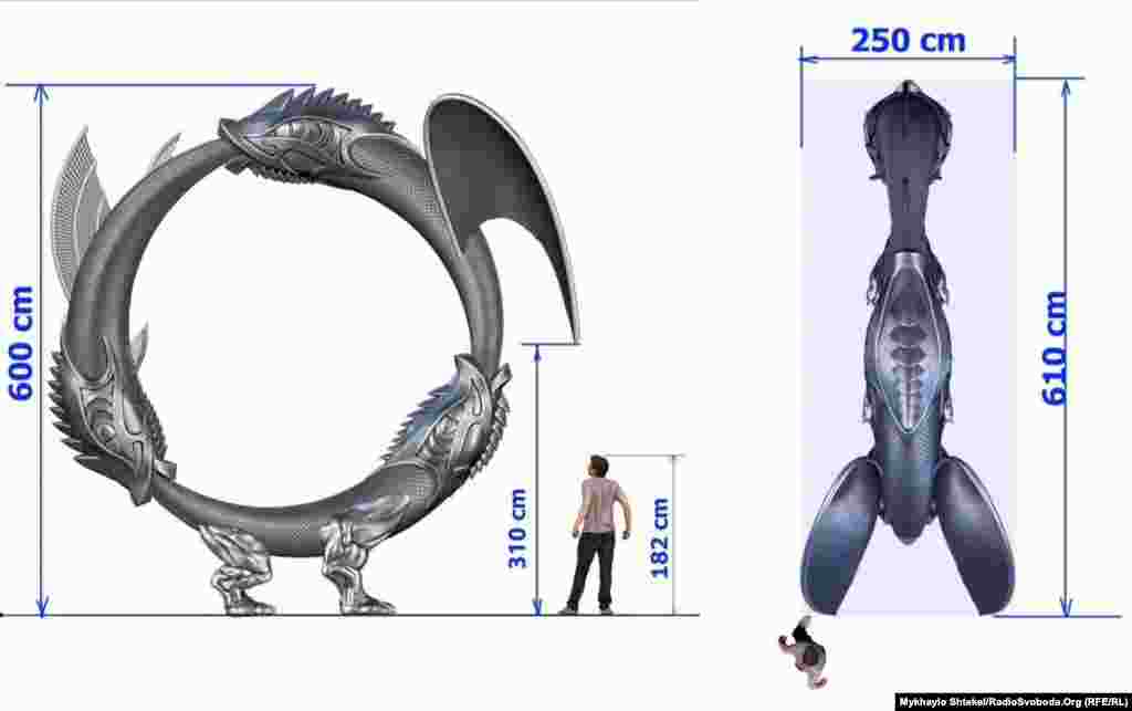 Майбутній арт-об&#39;єкт буде 6 метрів заввишки &ndash; найбільша скульптура з монет у світі, каже Максименко